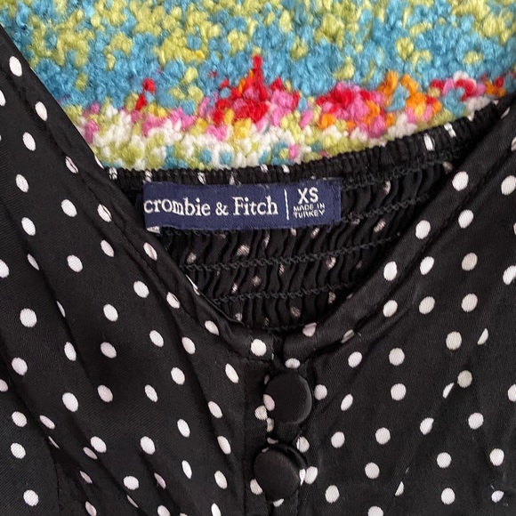 Polka Dot Abercrombie and Fitch silk dress - Picture 3 of 6